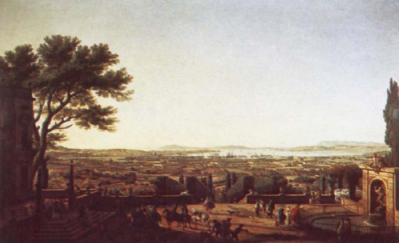 VERNET, Claude-Joseph The City and Harbour of Toulon oil painting image